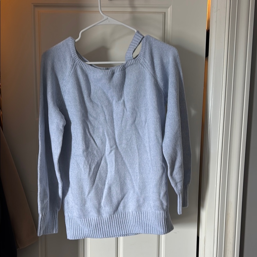 Abercrombie Kids Blue Crew Neck Sweater NWT girls size 13/14